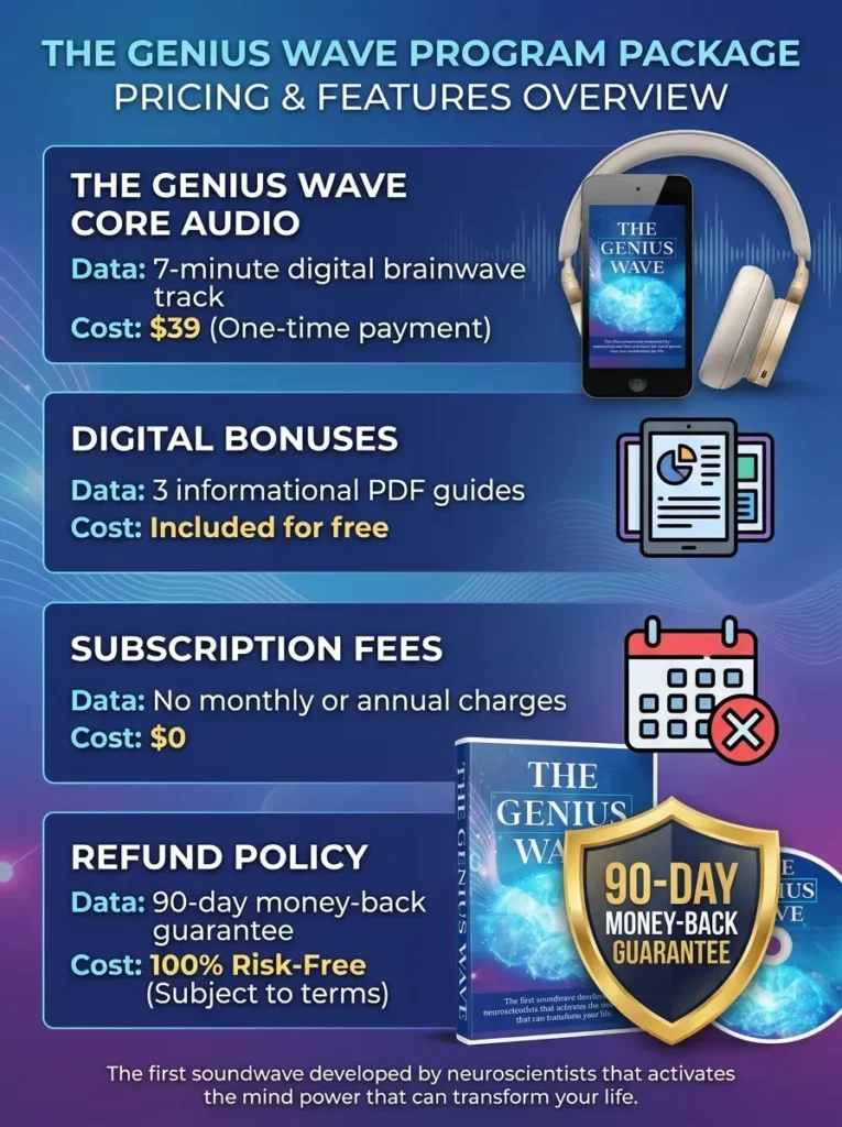 The Genius Wave Pricing and Refund Policy