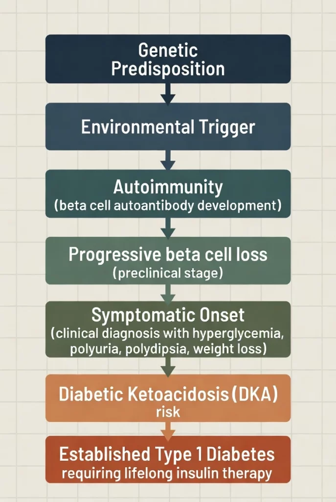 Stages of Type 1 Diabetes 