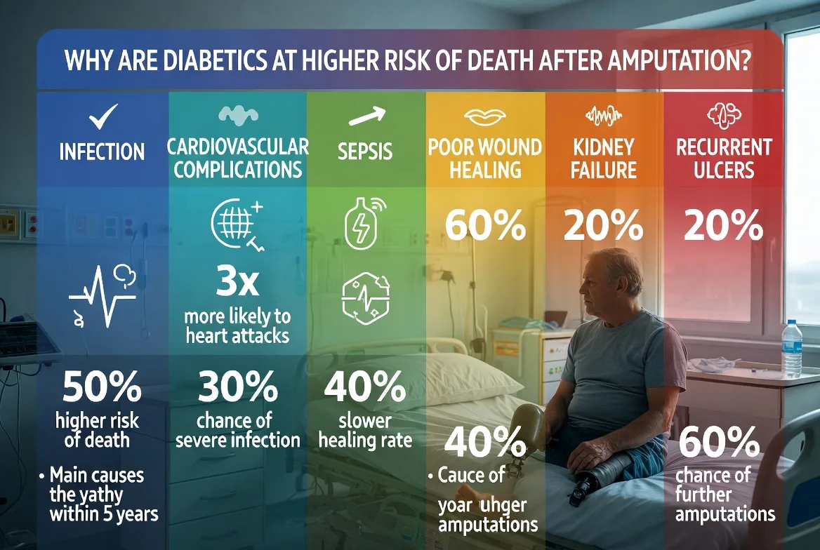 Why Do Diabetics Die After Amputations