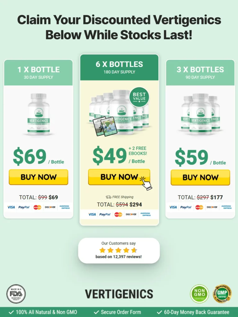 Where to Buy Vertigenics